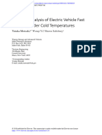 Empirical Analysis of Electric Vehicle Fast Charging Under Cold Temperatures