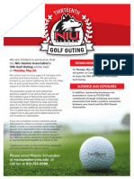 2024 Golf Sponsorship Flyer