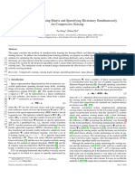 Online Learning Sensing Matrix and Sparsifying Dictionary Simultaneously For Compressive Sensing