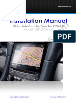 Video Interface Porsche pcm4.0 Manual