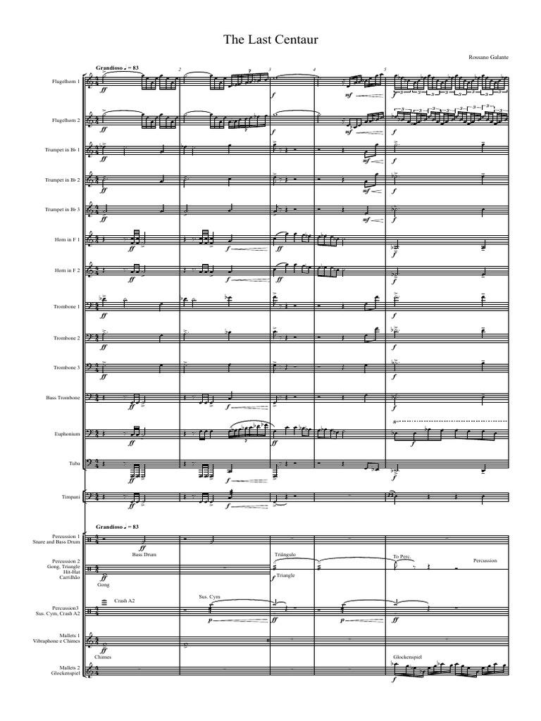 The Last Centaur | PDF | Instrument de percussion | Instruments de musique