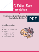 Bio 475 Patient Case Ida