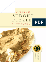 Premium Sudoku Puzzles Vol84 2021