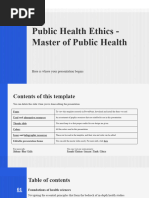  A Ethics - Master of Public Health by Slidesgo 2