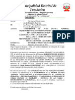 Informe #0051 - Conformidad de Ficha Tecnica