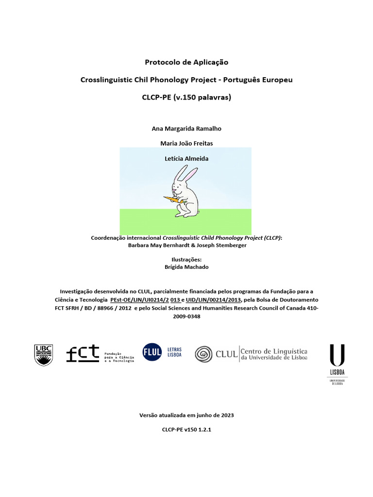 Protocolo CLCP - Português Europeu | PDF
