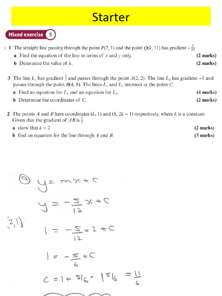 P1Chp5StraightLineGraphs 3 DBT 120922 Perp Length Area FF PDF Triangle Area