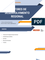 Fatores de Desenvolvimento Regional