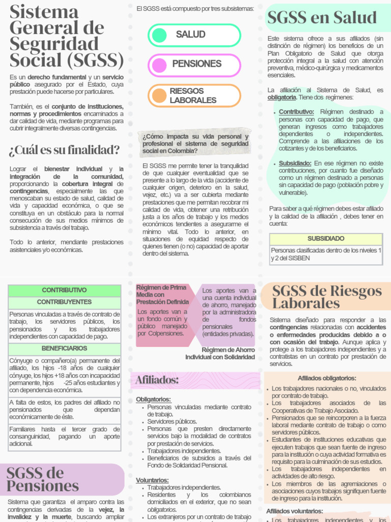 FOLLETO SGSS - Generalidades | PDF | Economias
