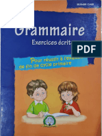 Grammaire Exercices Écrits