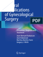 Ureteral Complications of Gynecological Surgery Prevention, Diagnosis