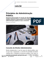 Princípios Da Administração Pública. - Jusbrasil