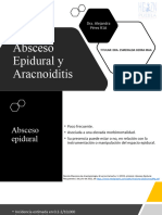 Absceso Epidural y Aracnoiditis