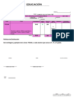 Formato Primaria X Sud 2023 Clave Posha 20092023