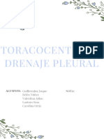 TP Procedimientos - Drenaje Pleural y Toracocentesis