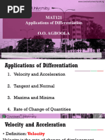 MAT121 - Applications of Differentiation - Upload