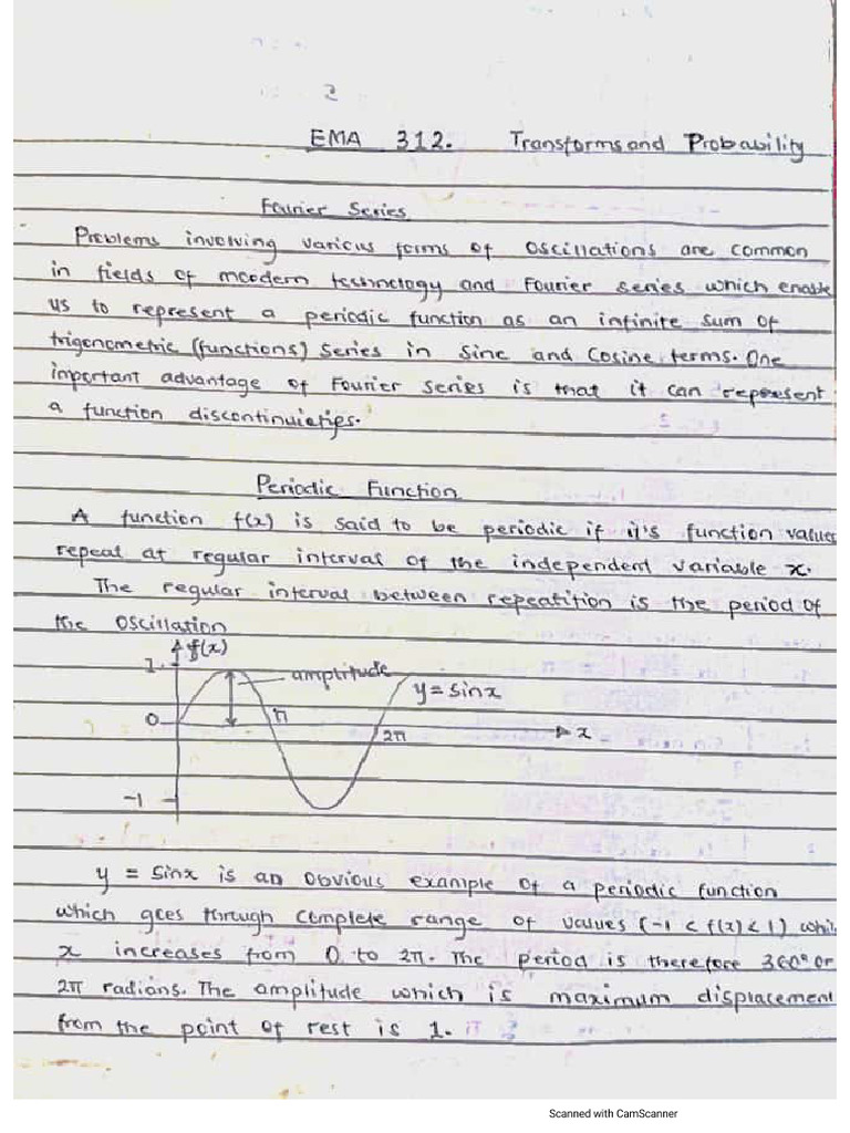 EMA 312 2nd Semester | PDF