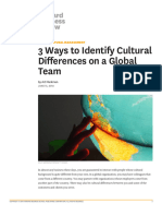 3 Ways To Identify Cultural Differences On A Global Team
