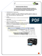 Especificaciones Tecnica Impresora A3