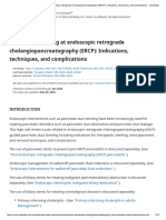 Pancreatic Stenting at Endoscopic Retrograde Cholangiopancreatography (ERCP) - Indications, Techniques, and Complications - UpToDate
