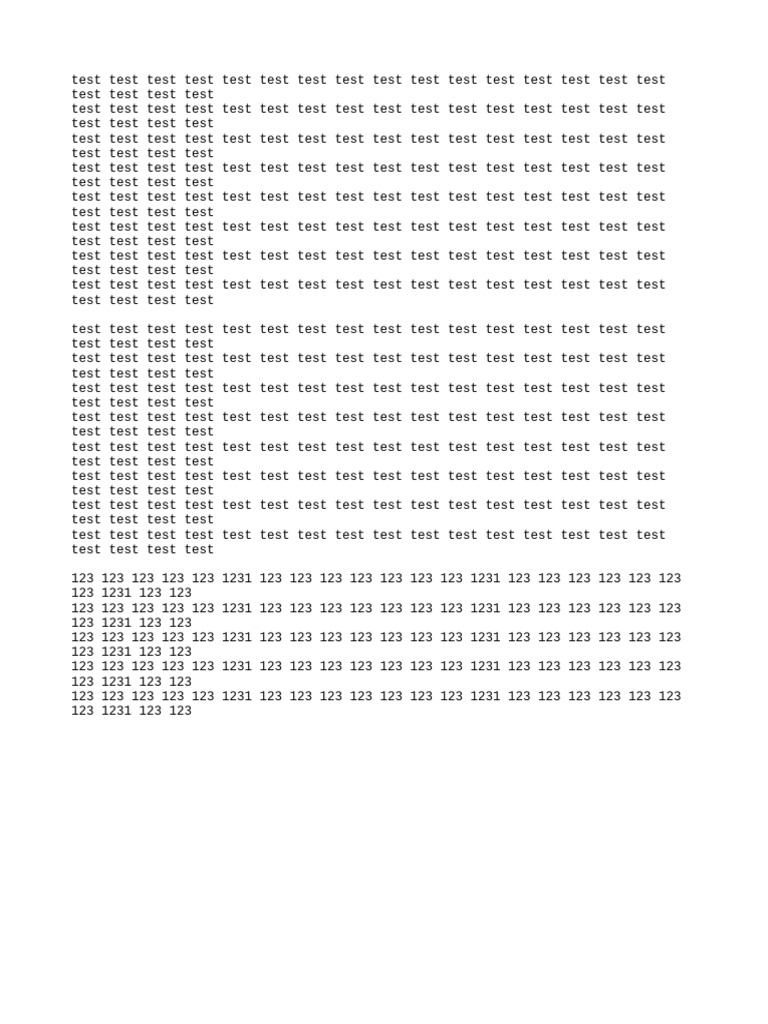 Test Document Overview | PDF