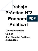 Trabajo Práctico de Economia N3 Julieta Gonzalez