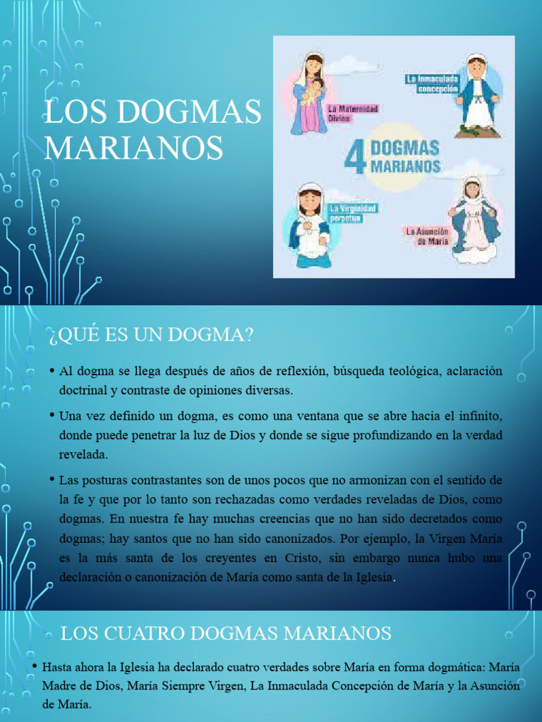 Los Dogmas Marianos | PDF | María, madre de Jesús | Jesús