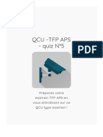 Quiz TFP APS N°5 - FFSR - Ffsreunion