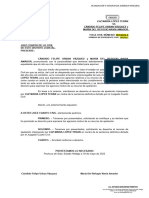 Cándido Felipe Urban Vázquez Cumplimiento Al Toca Civil