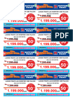 Show Card Size S - Diskon - Nippon