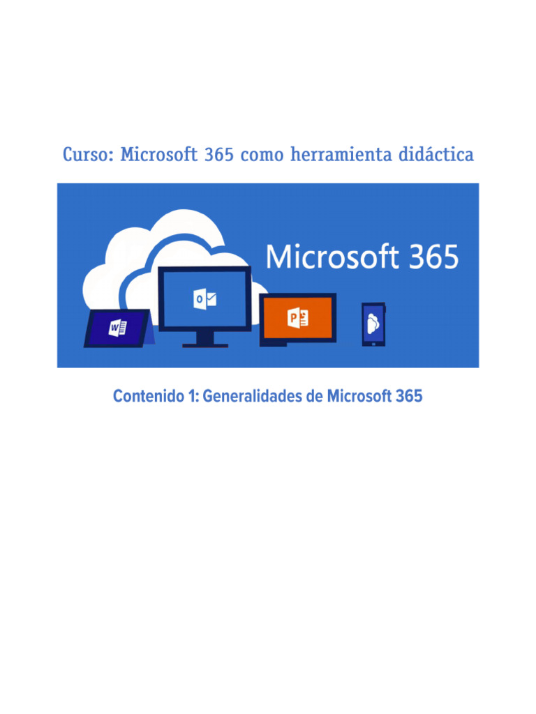 Microsoft 365: Herramientas de Colaboración | PDF | Computación en la ...