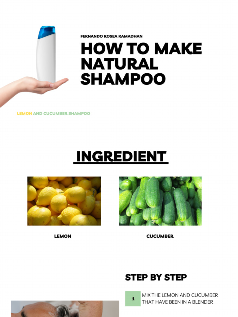 How To Make Natural Shampoo PDF