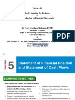 Balance Sheet - Statement of Cash Flow