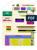 25 Dezenas 13 Fixas 6 Jogos Bilhete Da Sorte