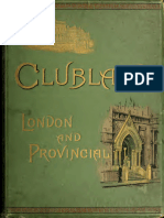 Clubland, London and Provincial (1890) Joseph Hatton