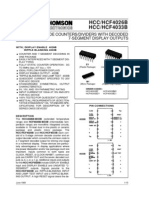 HCC/HCF4026B HCC/HCF4033B: 7-Segment Display Outputs Decade Counters/Dividers With Decoded
