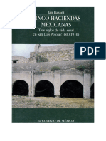 Bazant, J. Cinco Haciendas Mexicanas (1600 - 1910)