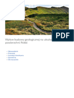 Wplyw Budowy Geologicznej Na Uksztaltowanie Powierzchni Polski