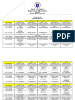 Training Matrix