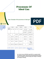 Ideal Gas Processes Example