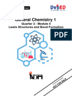 GeneralChemistry1 - Q2 - Module 4 - Lewis Structures and Bond Formation - v5