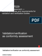 ISO-CASCO ISO-IEC 17029 Conformity Assessment General Principles and Requirements For Validation and Verification Bodies