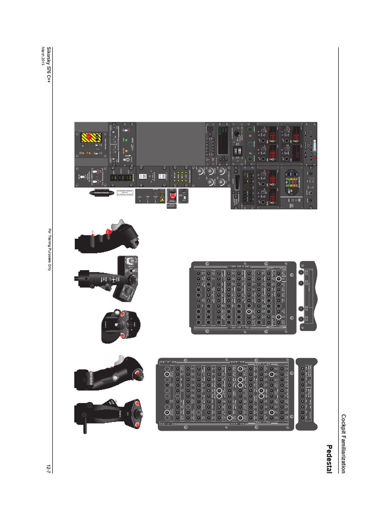 Sikorsky S76 Cockpit Familiarization Guide | PDF | Measuring Instrument ...