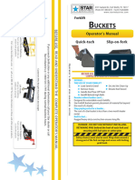 Forklift-Bucket Manual