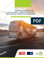 Guía de Buenas Prácticas de Contratación y Administración de Servicios de Transporte de Personal - Conaset