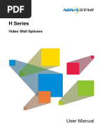 H Series Video Wall Splicers User Manual V1.9.0