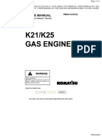 Parts Manual k21-k25 Non-Epa Gas Engine