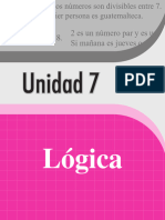 Unidad 7 Lógica 1ro