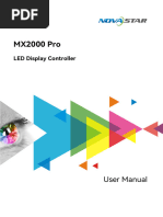 MX2000 Pro LED Display Controller User Manual V1.1.1