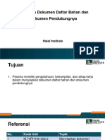 Menyiapkan Daftar Bahan Dan Dokumen Pendukungnya - HI